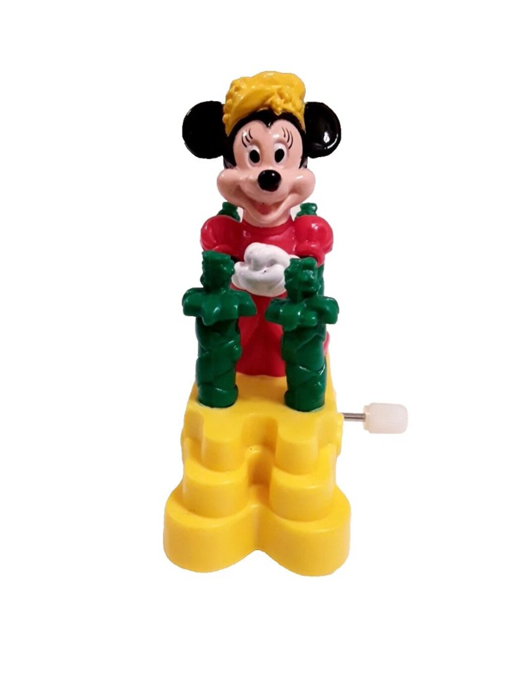90s Minnie Mouse Wind-up Toy Burger King Kids Club - Disney World Parade Vintage